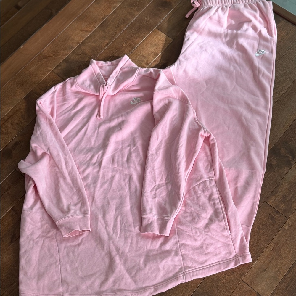 Nike Light Pink Pajama Set